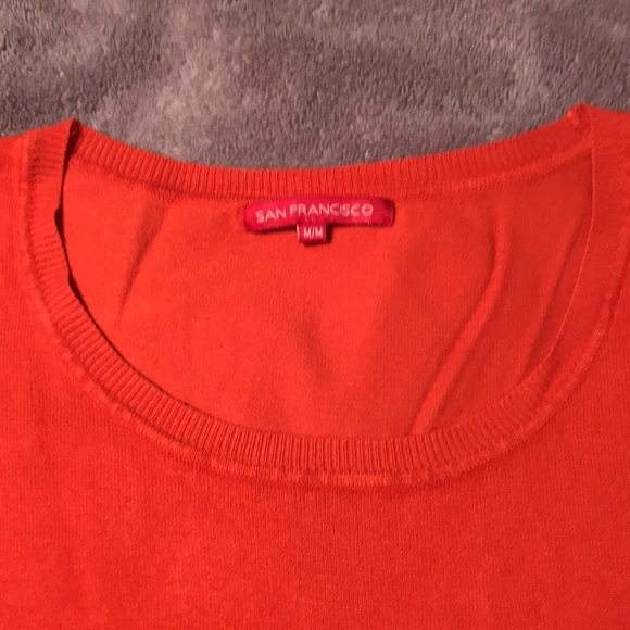 San Francisco woman’s short sleeve sweater. Size Medium. Vintage. - Picture 1 of 9